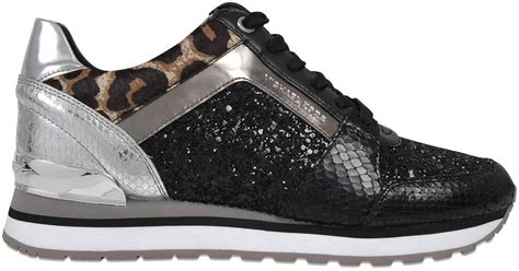 michael kors black glitter shoes|michael kors sparkly sneakers.